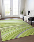 Addison Rugs Waves Green Washable Indoor-Outdoor Rug
