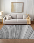 Addison Rugs Waves Grey Washable Indoor-Outdoor Rug