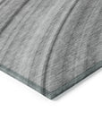 Addison Rugs Waves Grey Washable Indoor-Outdoor Rug