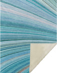 Addison Rugs Waves Teal Washable Indoor-Outdoor Rug
