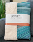 Addison Rugs Waves Teal Washable Indoor-Outdoor Rug