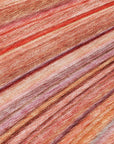 Addison Rugs Waves Terracotta Indoor-Outdoor with Matching Throw