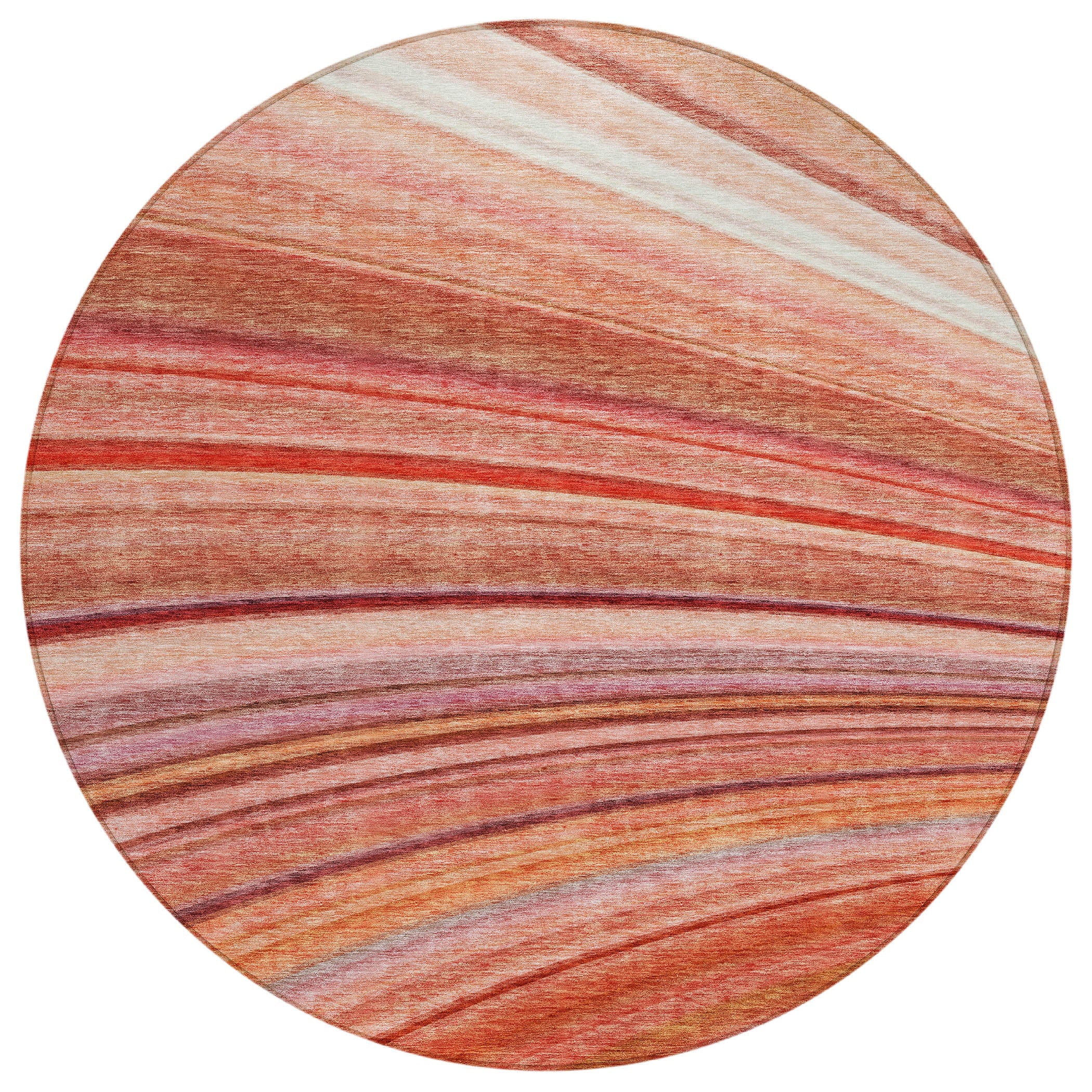 Addison Rugs Waves Terracotta Washable Indoor-Outdoor Rug