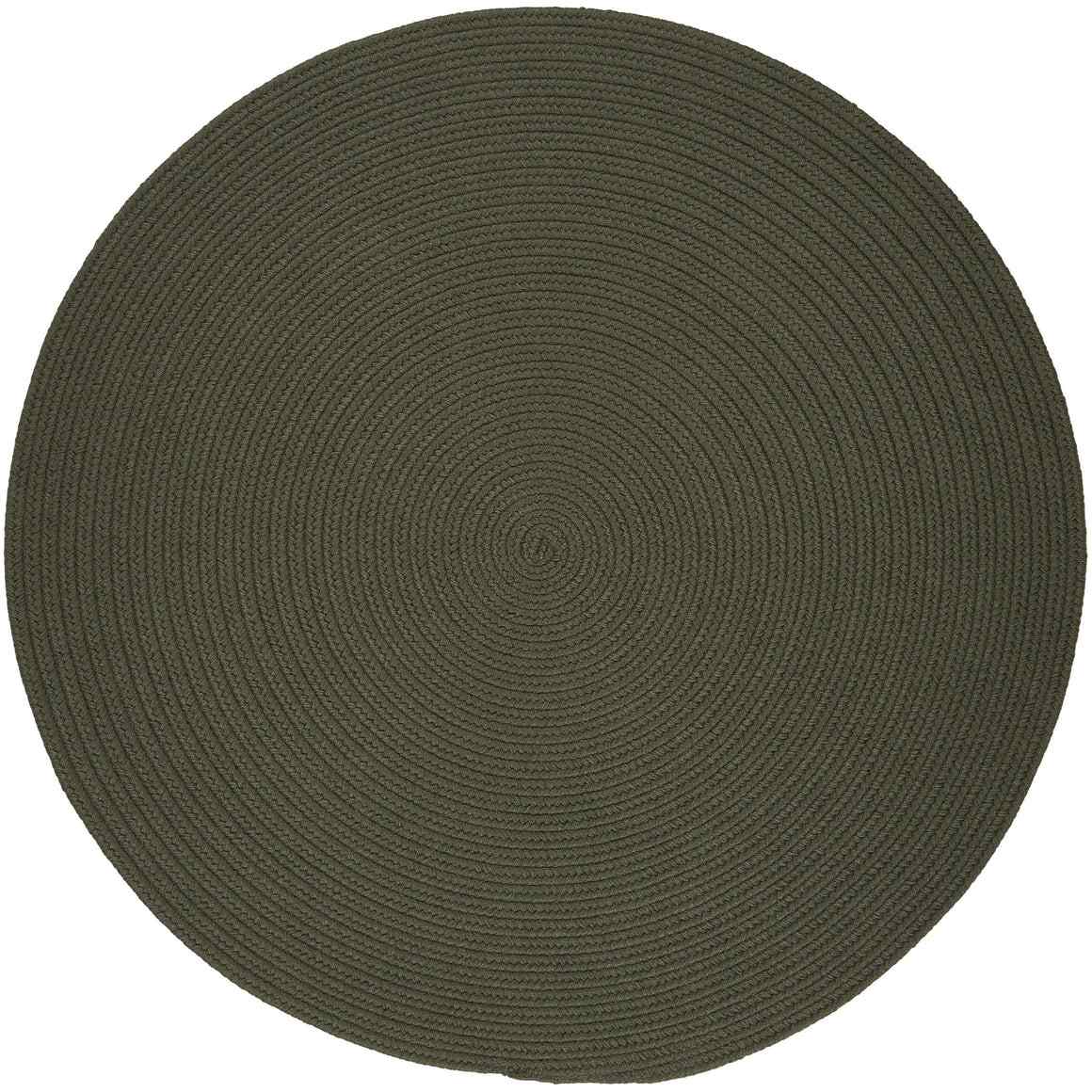 Wearever Round Fade-Resistant Outdoor Rugs