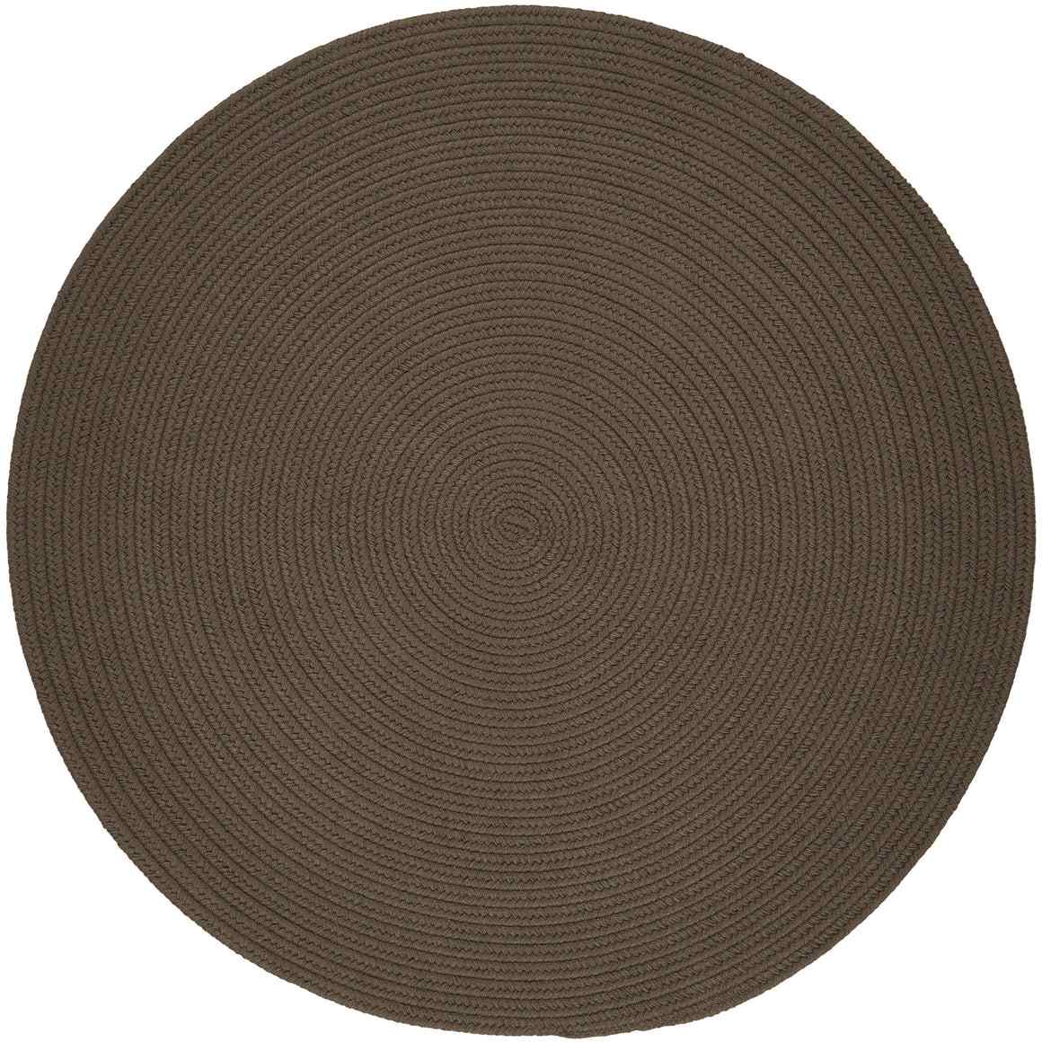 Wearever Round Fade-Resistant Outdoor Rugs