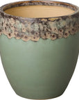 Emissary Weather Resistant Ceramic Round Planter