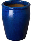 Emissary Weather Resistant Round Ceramic Pot