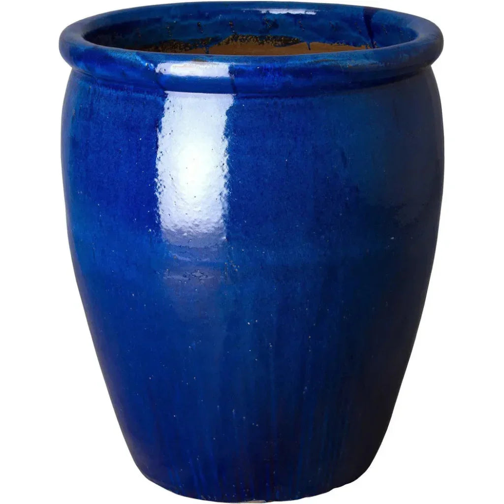 Emissary Weather Resistant Round Ceramic Pot