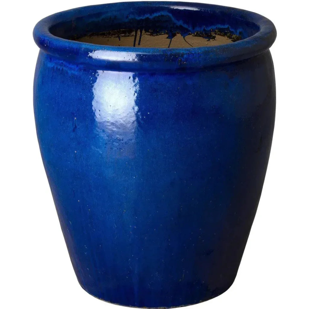 Emissary Weather Resistant Round Ceramic Pot