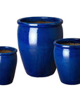 Emissary Weather Resistant Round Ceramic Pot