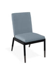 Welles Cushion Armless Dining Chair With Rustic Polymer Leg