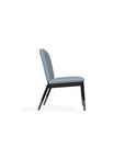 Welles Cushion Armless Dining Chair With Rustic Polymer Leg