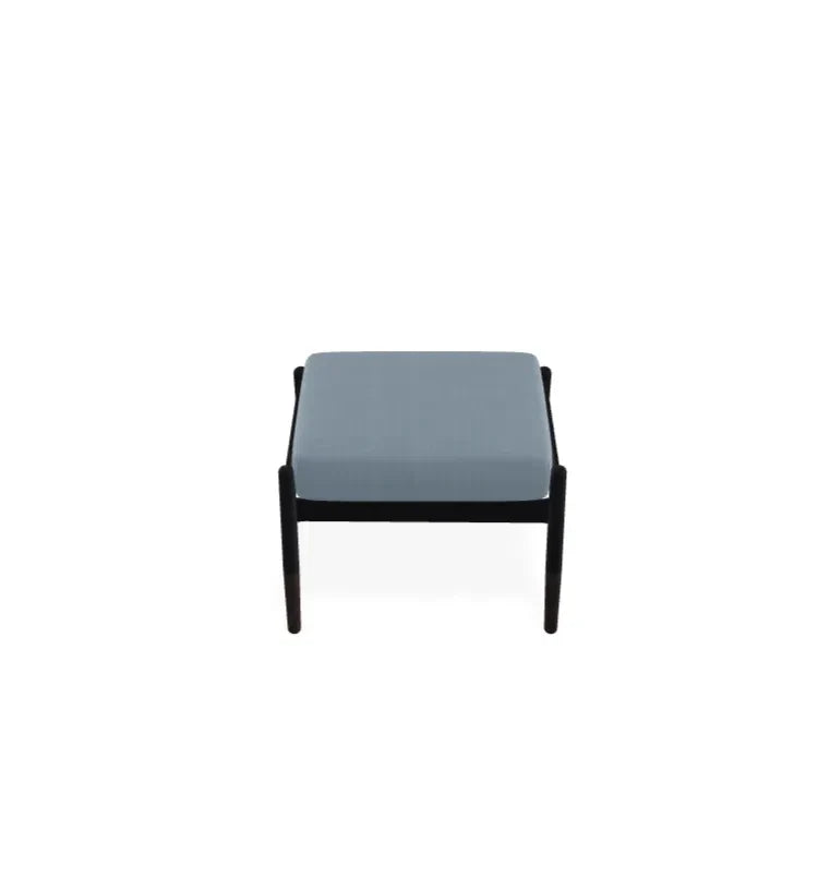 Welles Cushion Ottoman Polymer Tapered Legs