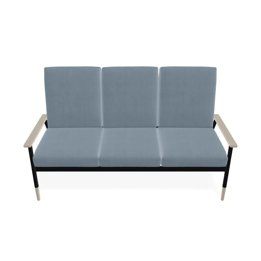 Welles Cushion Three-Seat Sofa With MGP Arm