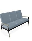 Welles Cushion Three-Seat Sofa With MGP Arm