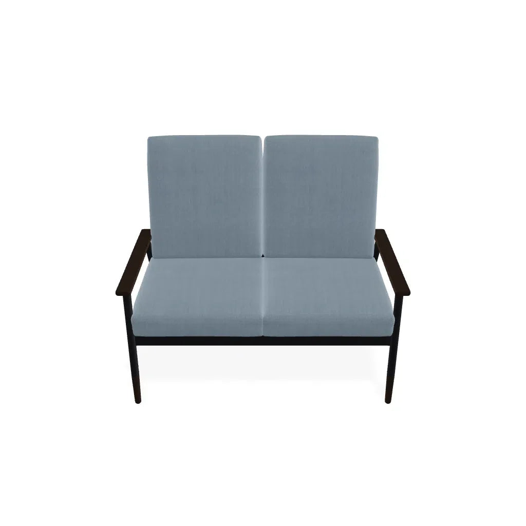 Welles Cushion Two-Seat Loveseat With MGP Arm