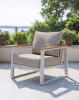 Zuo Modern Welt Olefin Fabric Outdoor Armchair