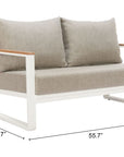 Zuo Modern Welt Olefin Fabric Outdoor Sofa