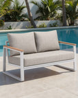 Zuo Modern Welt Olefin Fabric Outdoor Sofa
