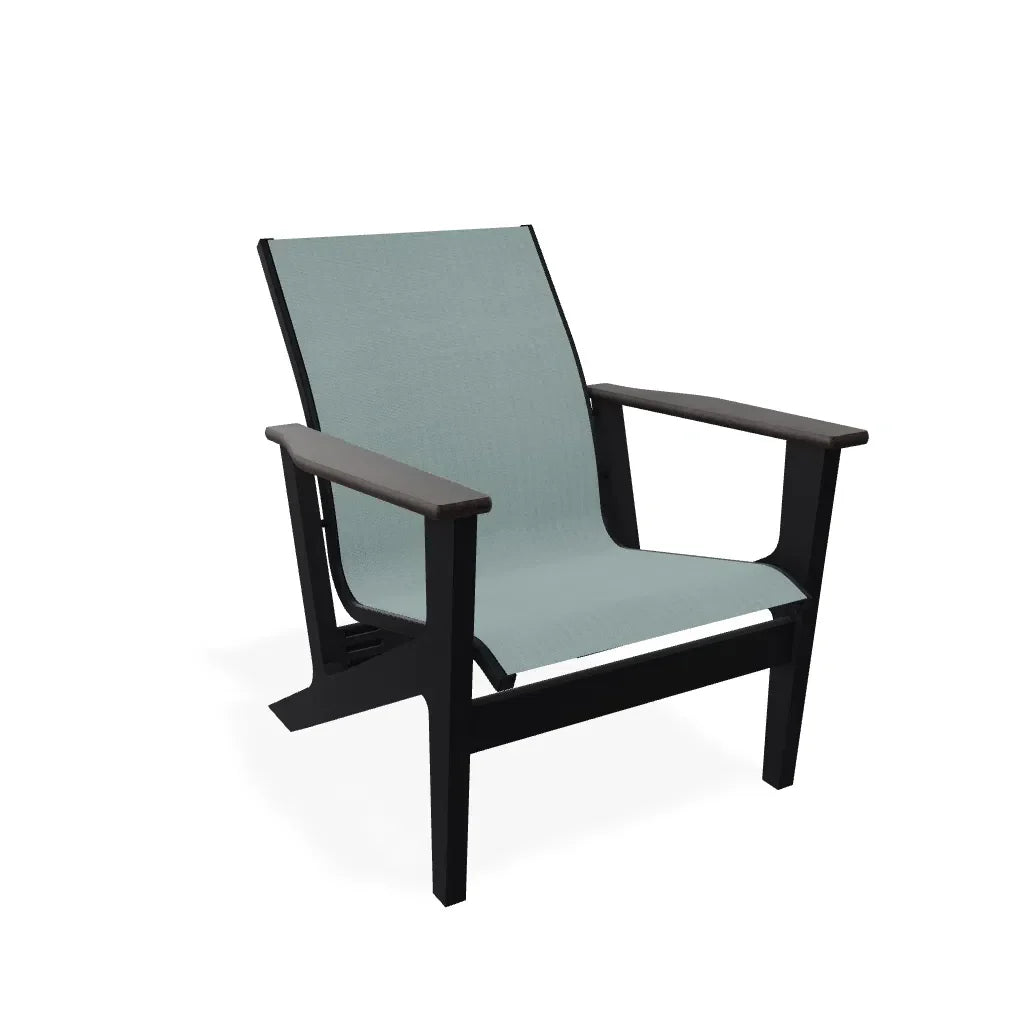 Wexler Sling Chat Height Polymer Arm Chair