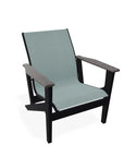 Wexler Sling Chat Height Polymer Arm Chair