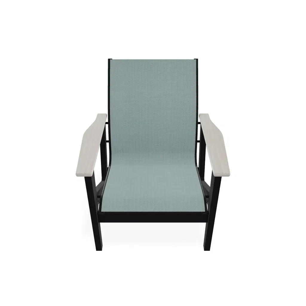 Wexler Sling Chat Height Polymer Arm Chair