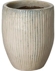 Emissary White Handcrafted Ceramic Round Planter