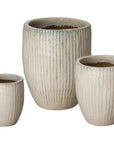 Emissary White Handcrafted Ceramic Round Planter
