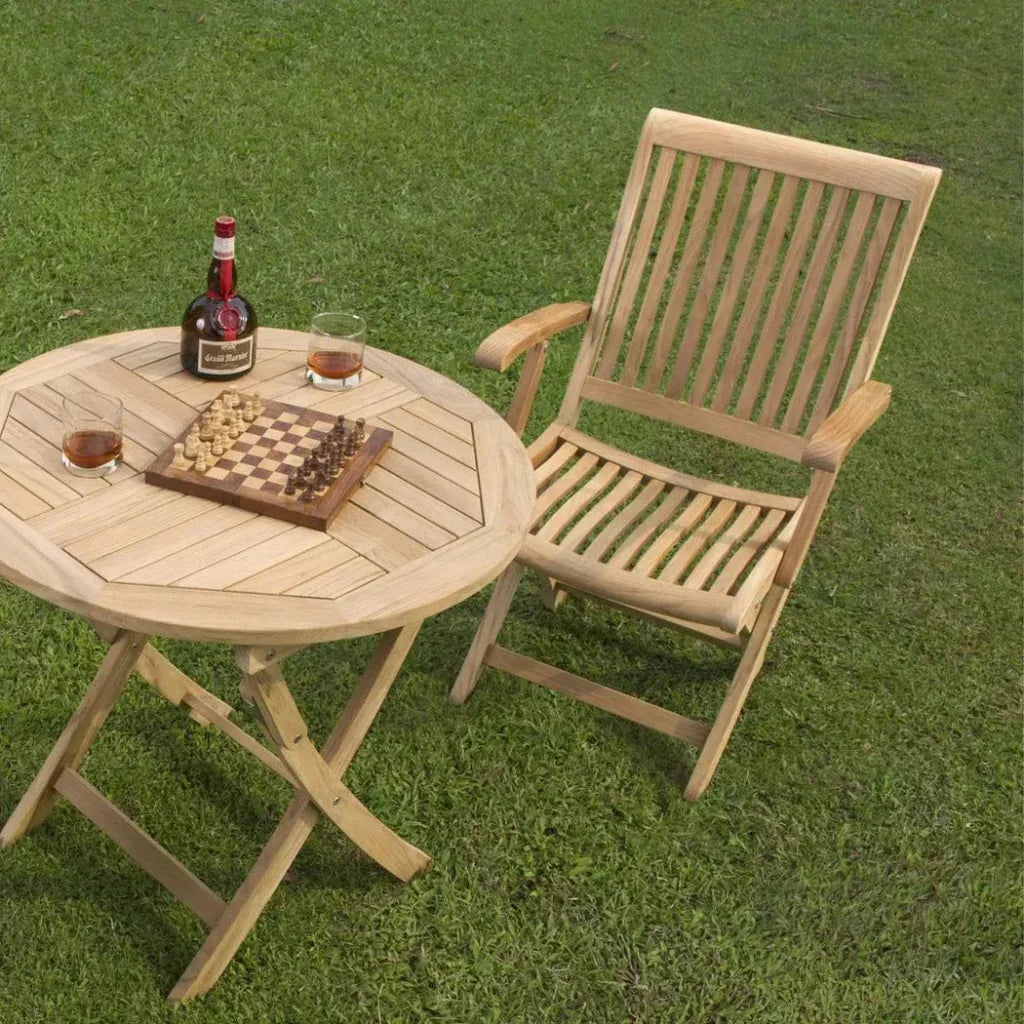 HiTeak Winford Teak Outdoor Folding Armchair