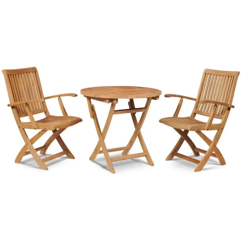 HiTeak Winford Teak Outdoor Folding Armchair