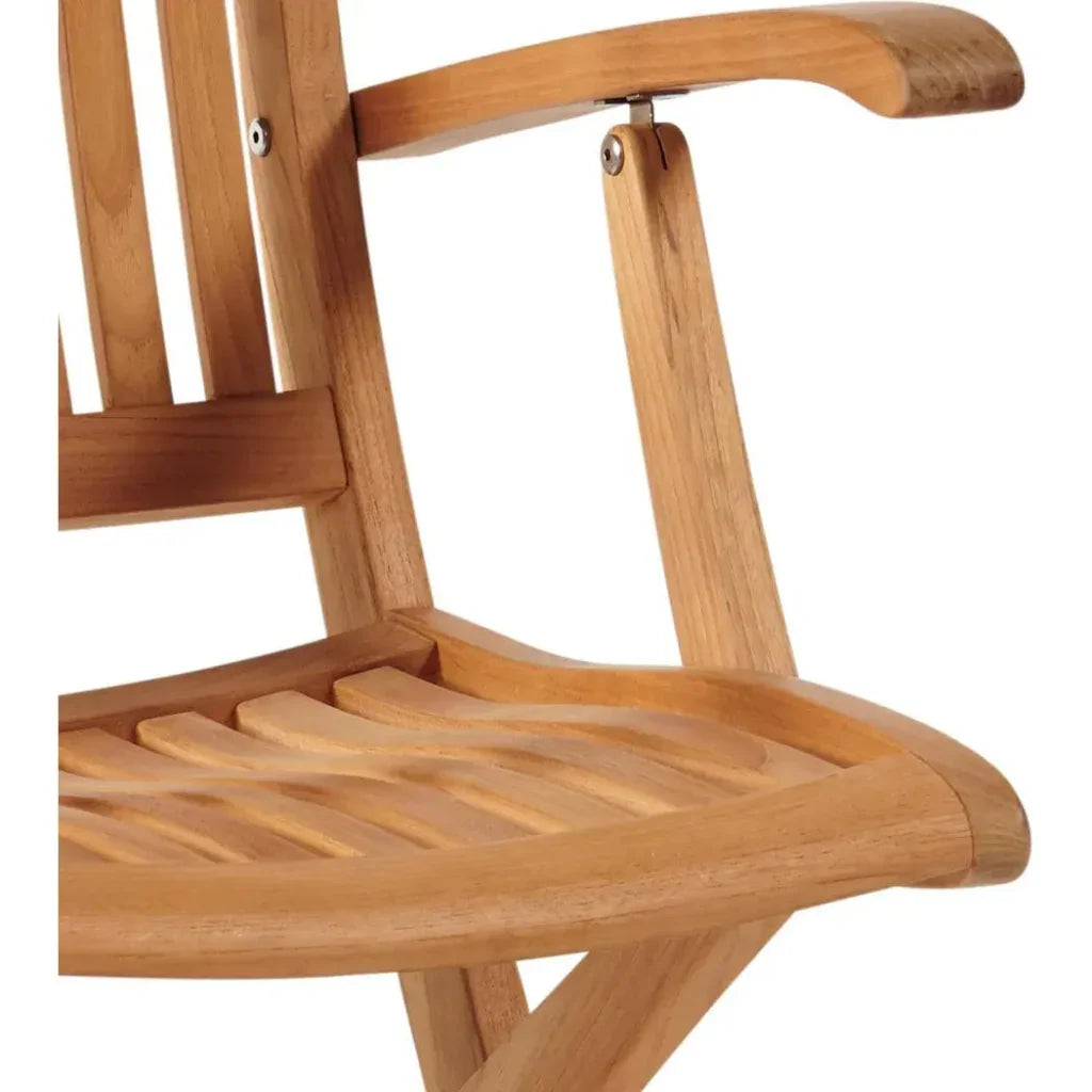 HiTeak Winford Teak Outdoor Folding Armchair