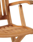 HiTeak Winford Teak Outdoor Folding Armchair