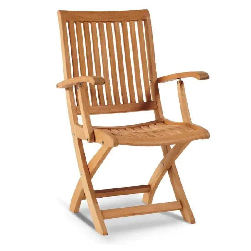HiTeak Winford Teak Outdoor Folding Armchair
