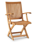 HiTeak Winford Teak Outdoor Folding Armchair