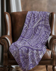 Addison Rugs Woven Blocks Purple Washable Indoor-Outdoor Rug