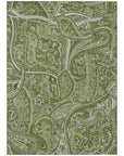 Addison Rugs Woven Blocks Green Washable Indoor-Outdoor Rug