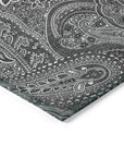 Addison Rugs Woven Blocks Grey Washable Indoor-Outdoor Rug