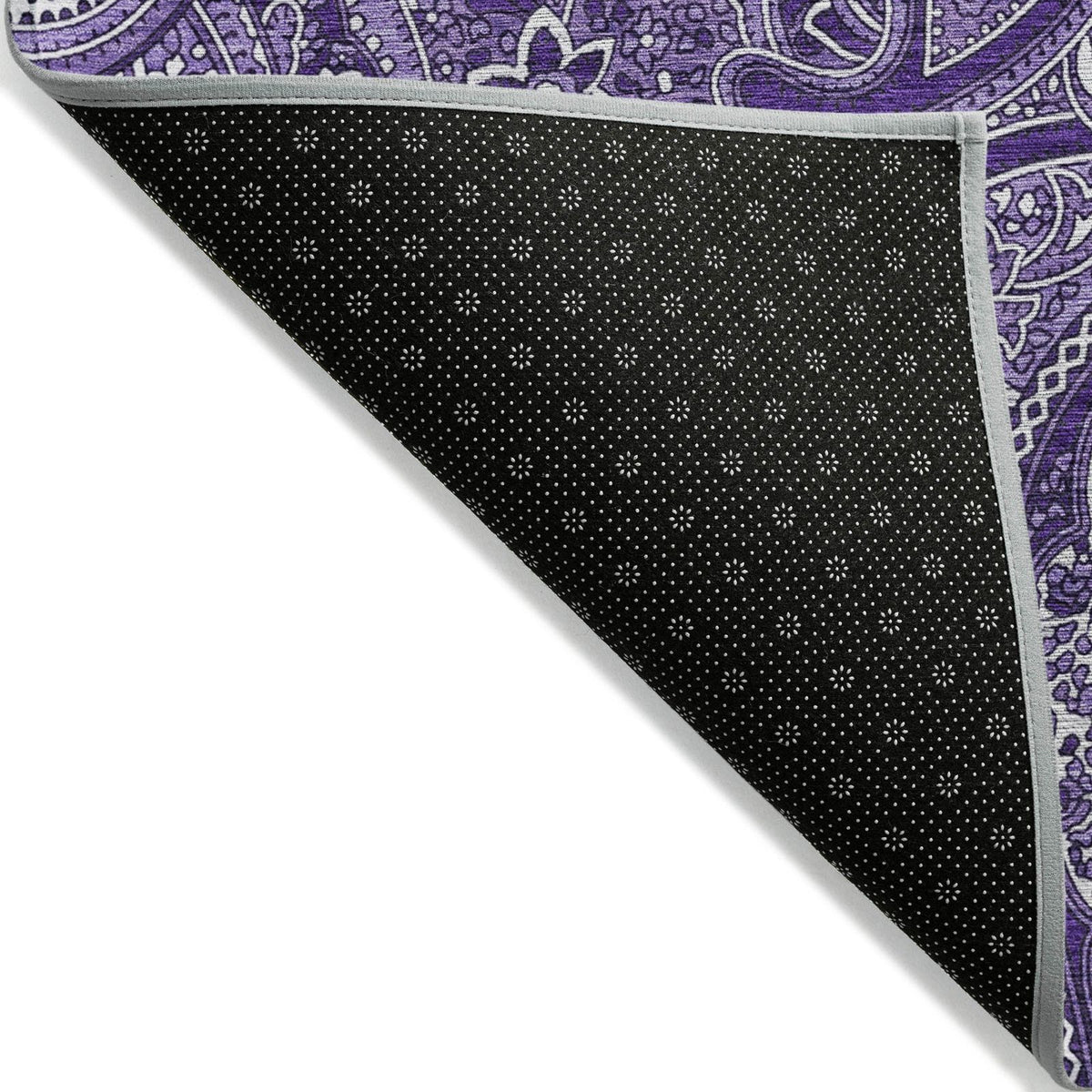 Addison Rugs Woven Blocks Purple Washable Indoor-Outdoor Rug