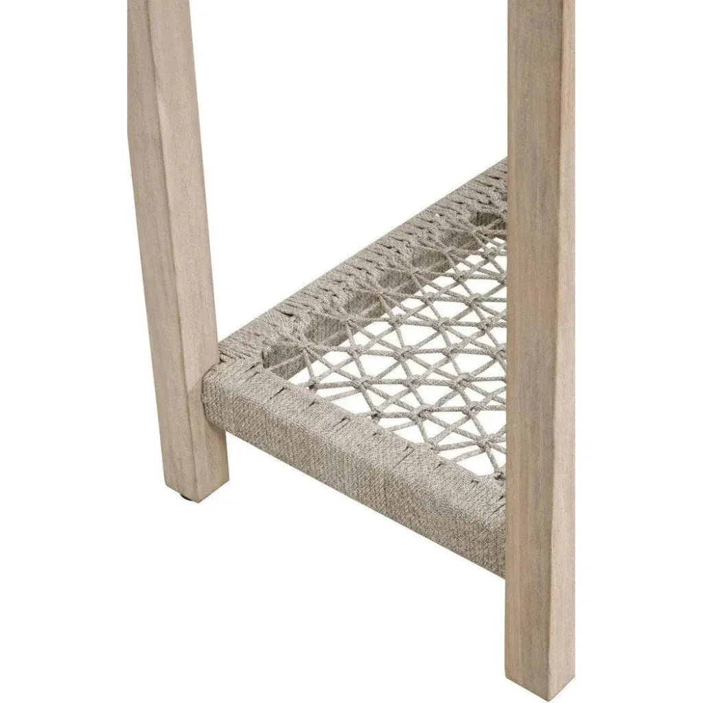 Wrap Outdoor Console Sofa Table for Patio Teak-Outdoor Console Tables-Essentials For Living-LOOMLAN