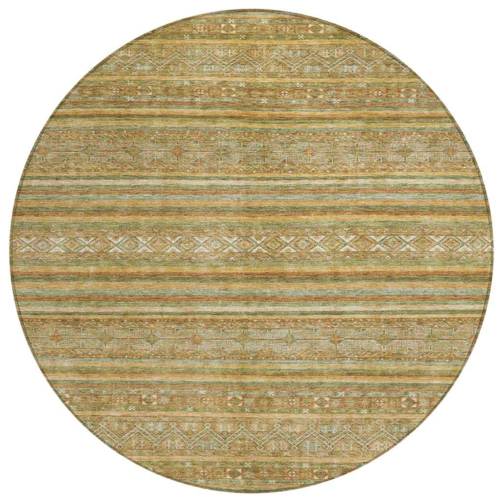 LOOMLAN Rugs Ysadora Aloe Washable Indoor-Outdoor Rug