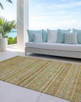 LOOMLAN Rugs Ysadora Aloe Washable Indoor-Outdoor Rug