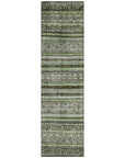LOOMLAN Rugs Ysadora Green Washable Indoor-Outdoor Rug