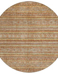 LOOMLAN Rugs Ysadora Orange Washable Indoor-Outdoor Rug