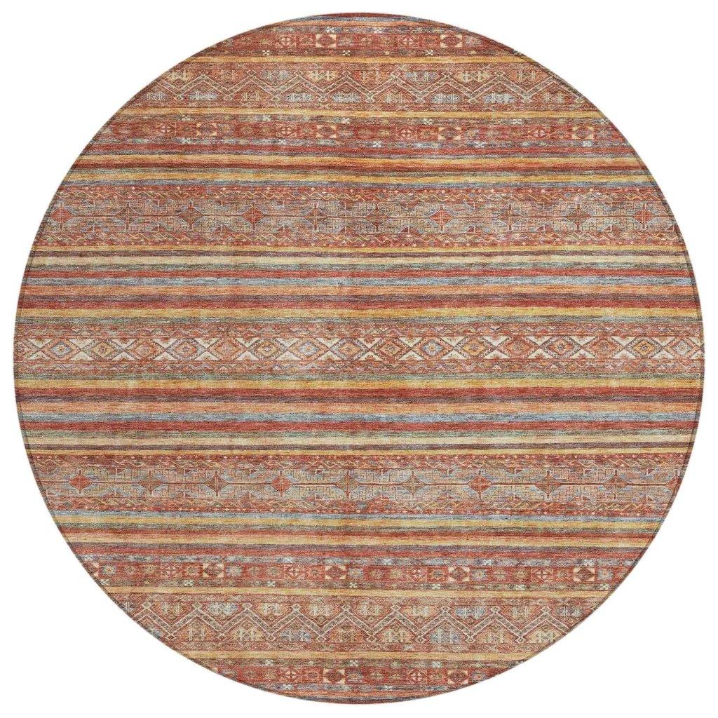 LOOMLAN Rugs Ysadora Paprika Washable Indoor-Outdoor Rug