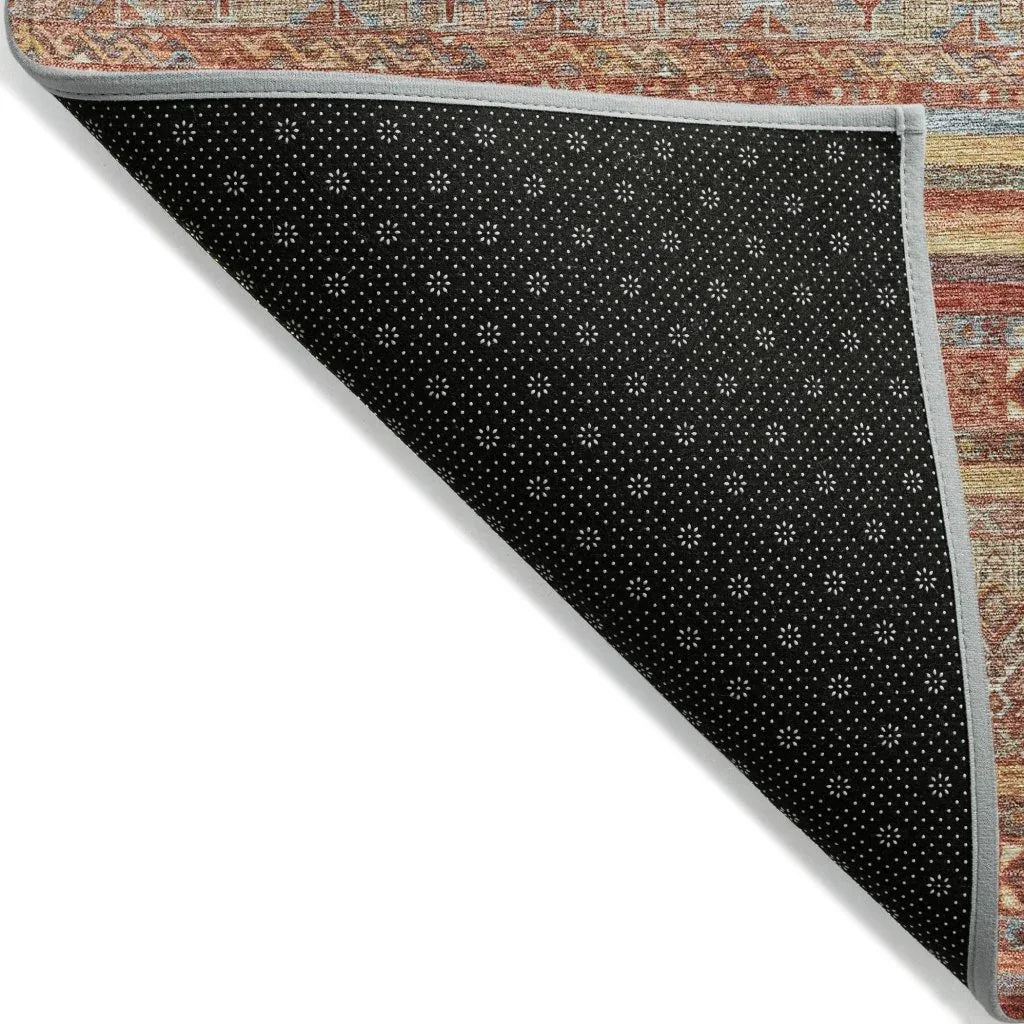 LOOMLAN Rugs Ysadora Paprika Washable Indoor-Outdoor Rug