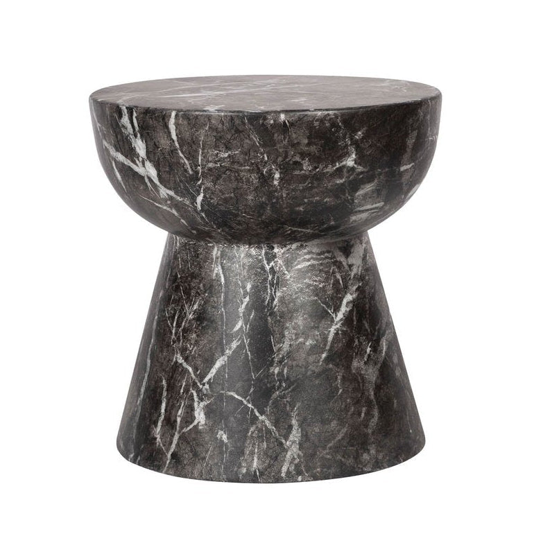 LH Home Yves Concrete Outdoor Side Table