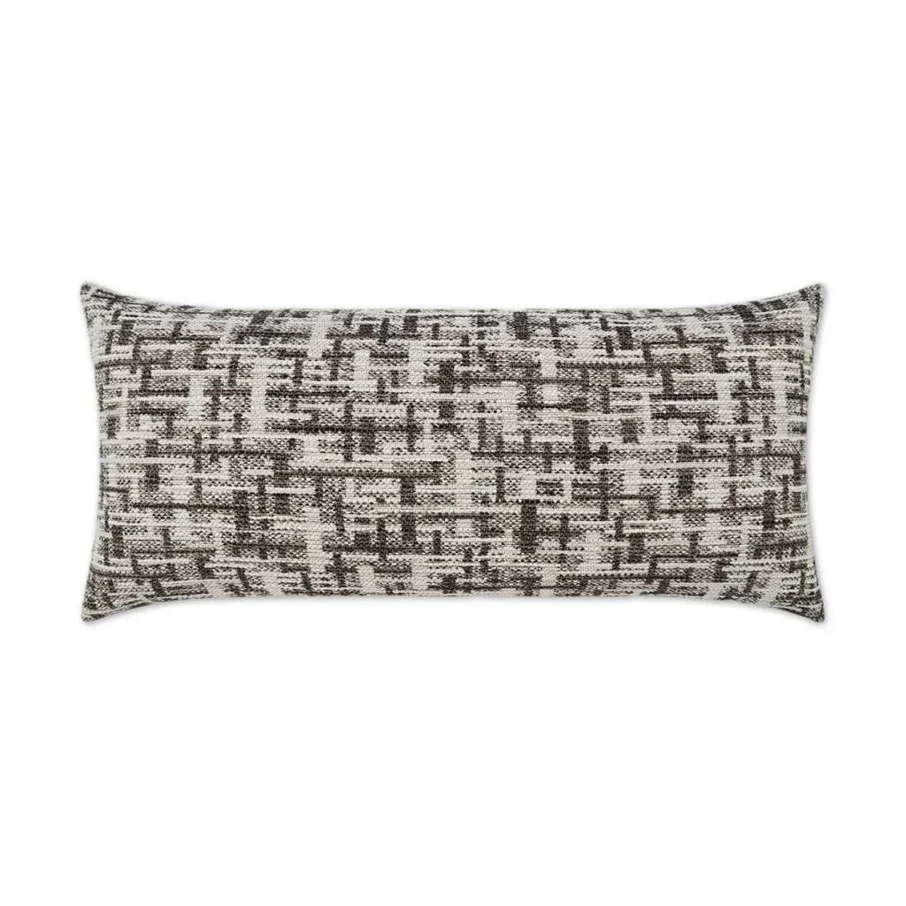 D.V. Kap Zahwe Hamdmade Grey Outdoor Pillow