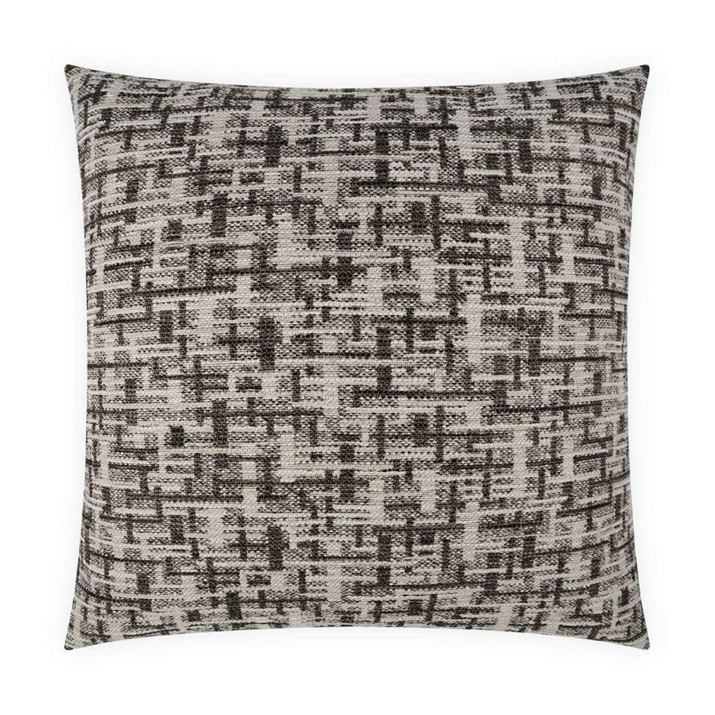 D.V. Kap Zahwe Hamdmade Grey Outdoor Pillow