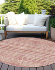 LOOMLAN Rugs Zaraxa Orange Washable Indoor-Outdoor Rug