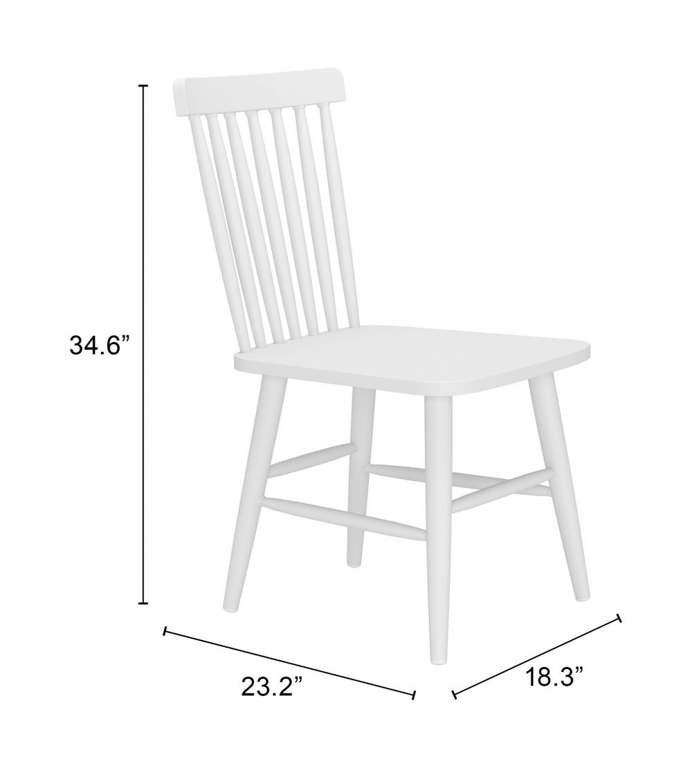 Zuo Modern Zeilen Aluminum Outdoor Dining Chair 2PC